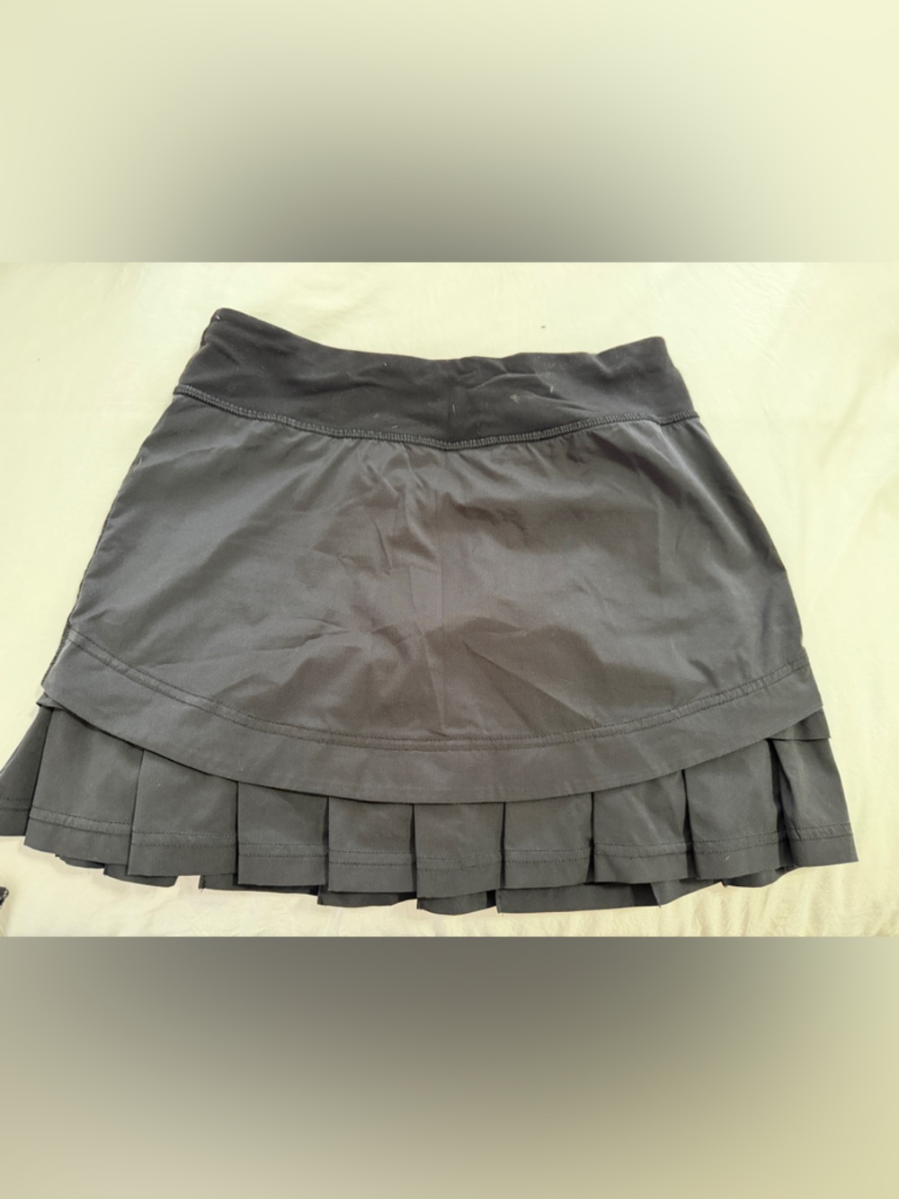 Ivivva Girls Black Athletic Pleated Skort